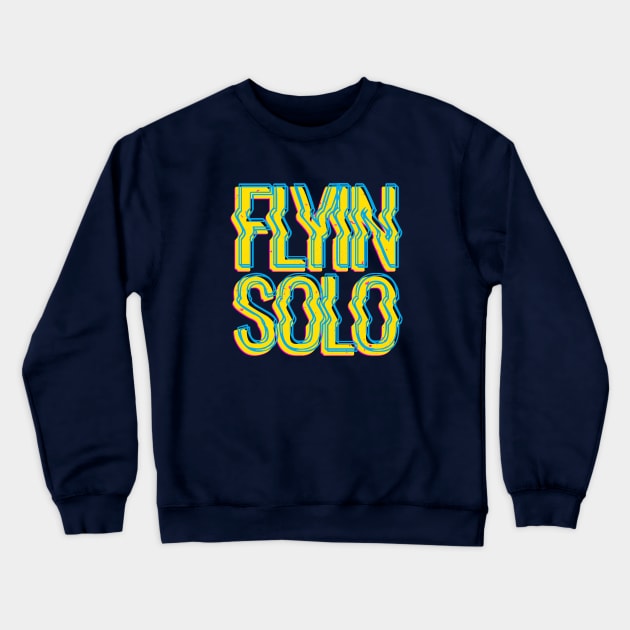 FLYIN' SOLO Crewneck Sweatshirt by azified